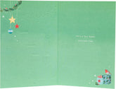 Grandson Christmas Greeting Card with Classic Festive Design and Heartfelt Wishes